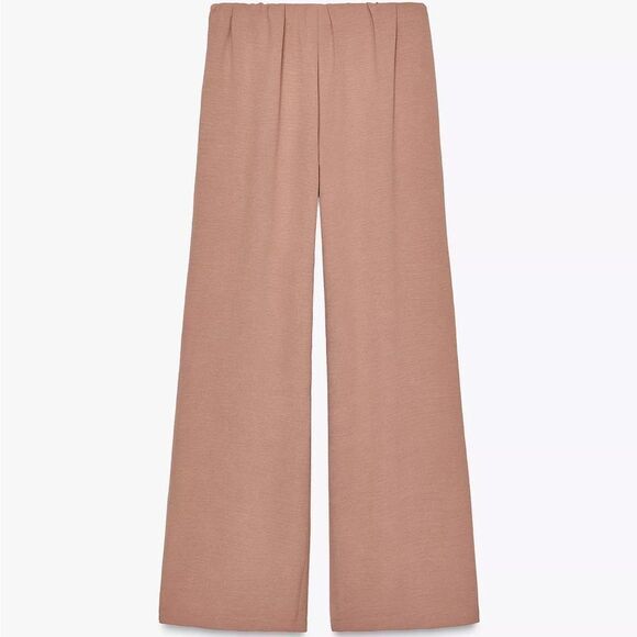 ZARA FLOWY PLEATED PANTS - Picture 3 of 7